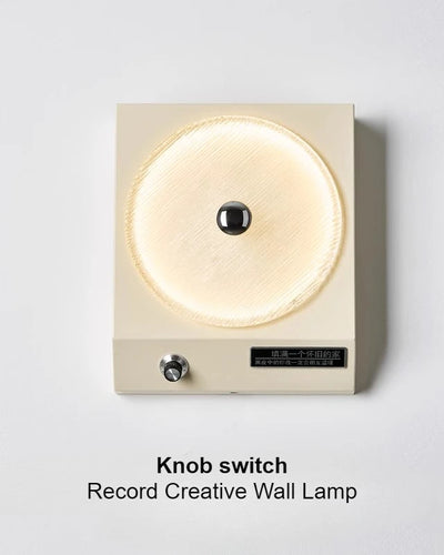 The Vinyl Wall Light | Retro Industrial Sconce