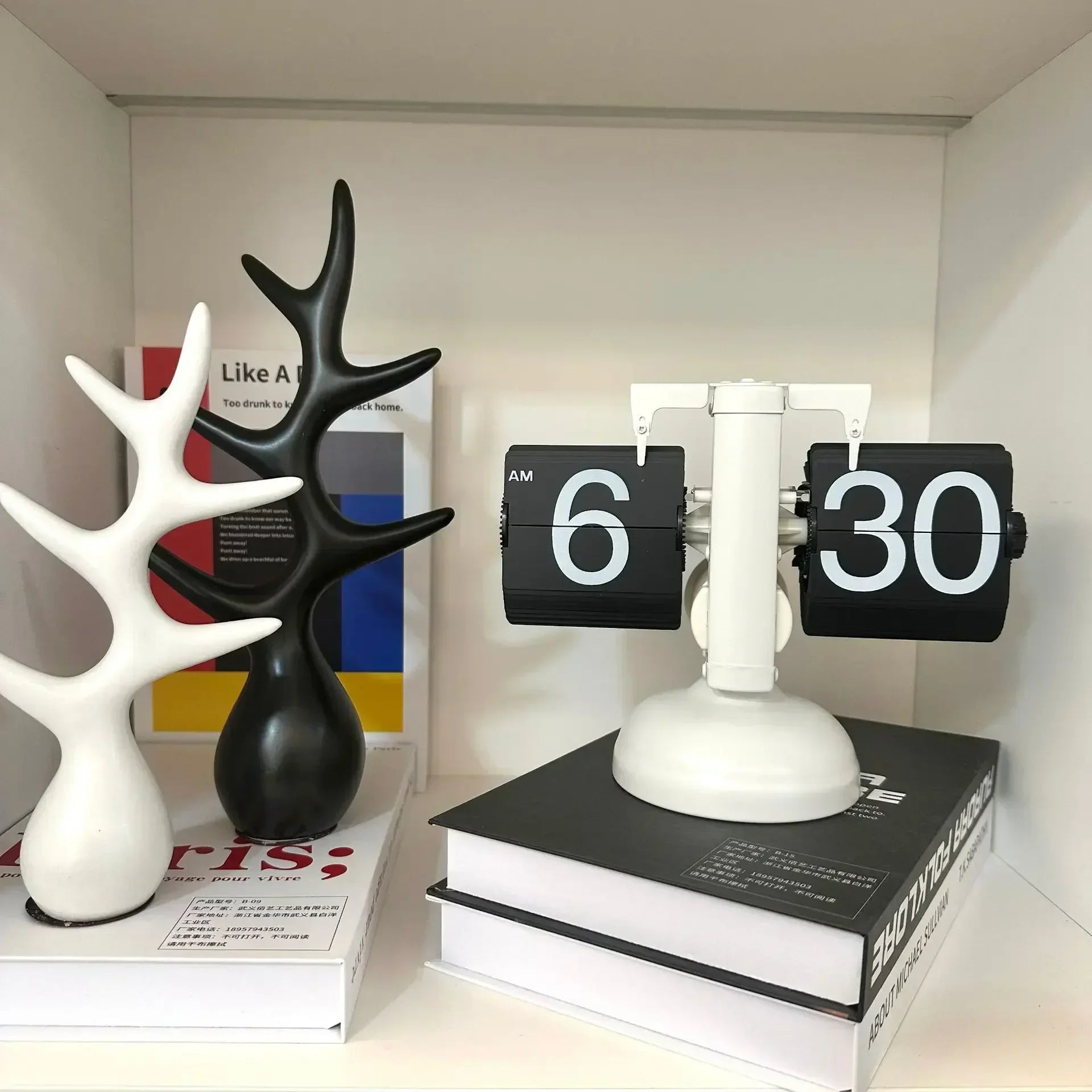 The Coze Flip | Retro Mechanical Desk Clock